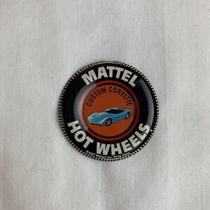 Custom Corvette‎ Button Hot Wheels Redline 1967 Chevy Badge- No Tab